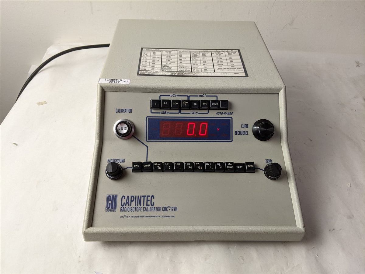 Capintec Radioisotope Calibrator CRC-127R CRC127R with Ionization Chamber