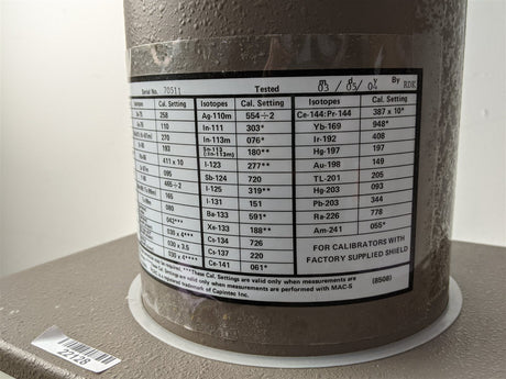 Capintec Radioisotope Calibrator CRC-7