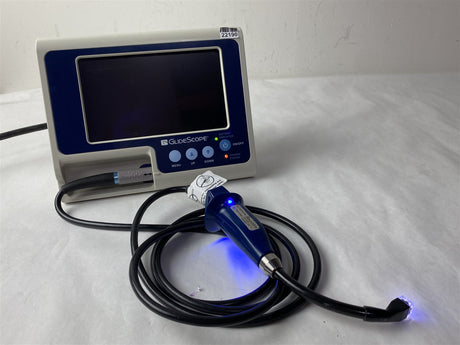 Verathon GlideScope Portable GVL Video Laryngoscope Monitor with 0570-0185 Baton
