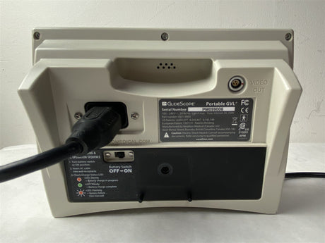 Verathon GlideScope Portable GVL Video Laryngoscope Monitor with 0570-0185 Baton