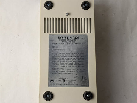 Mettler Electronics SYS*STIM 226 Muscle Stimulator | MFG 2004
