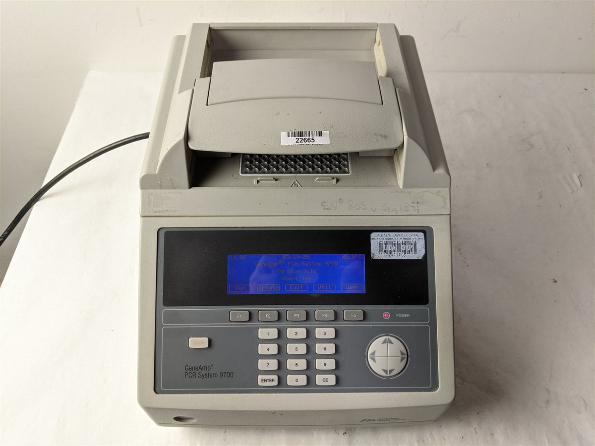 Applied Biosystems GeneAmp PCR System 9700 N8050200 Thermal Cycler System