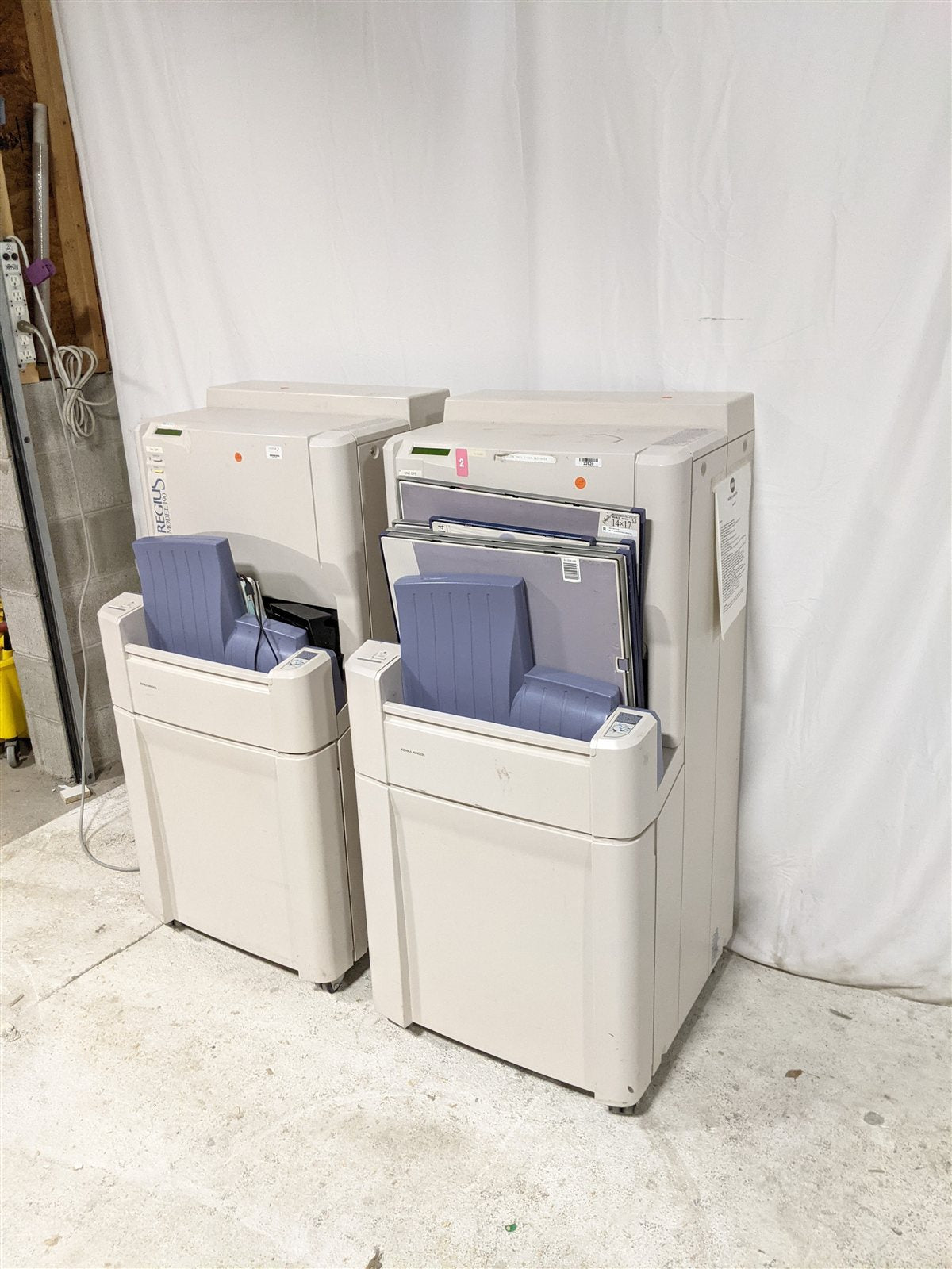 Konica Minolta Regius Model 190 CR Reader Lot of 2