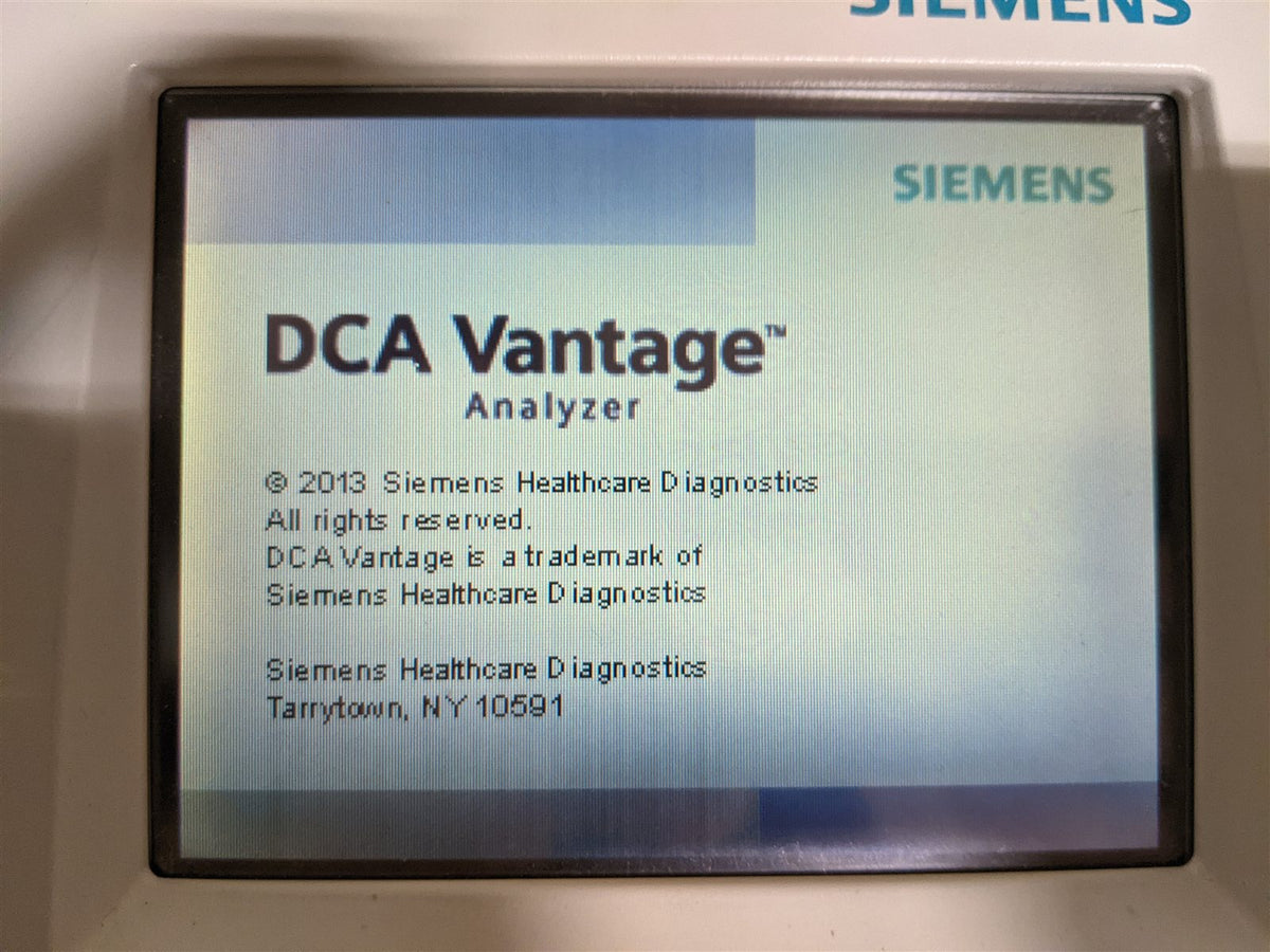Siemens DCA Vantage Analyzer