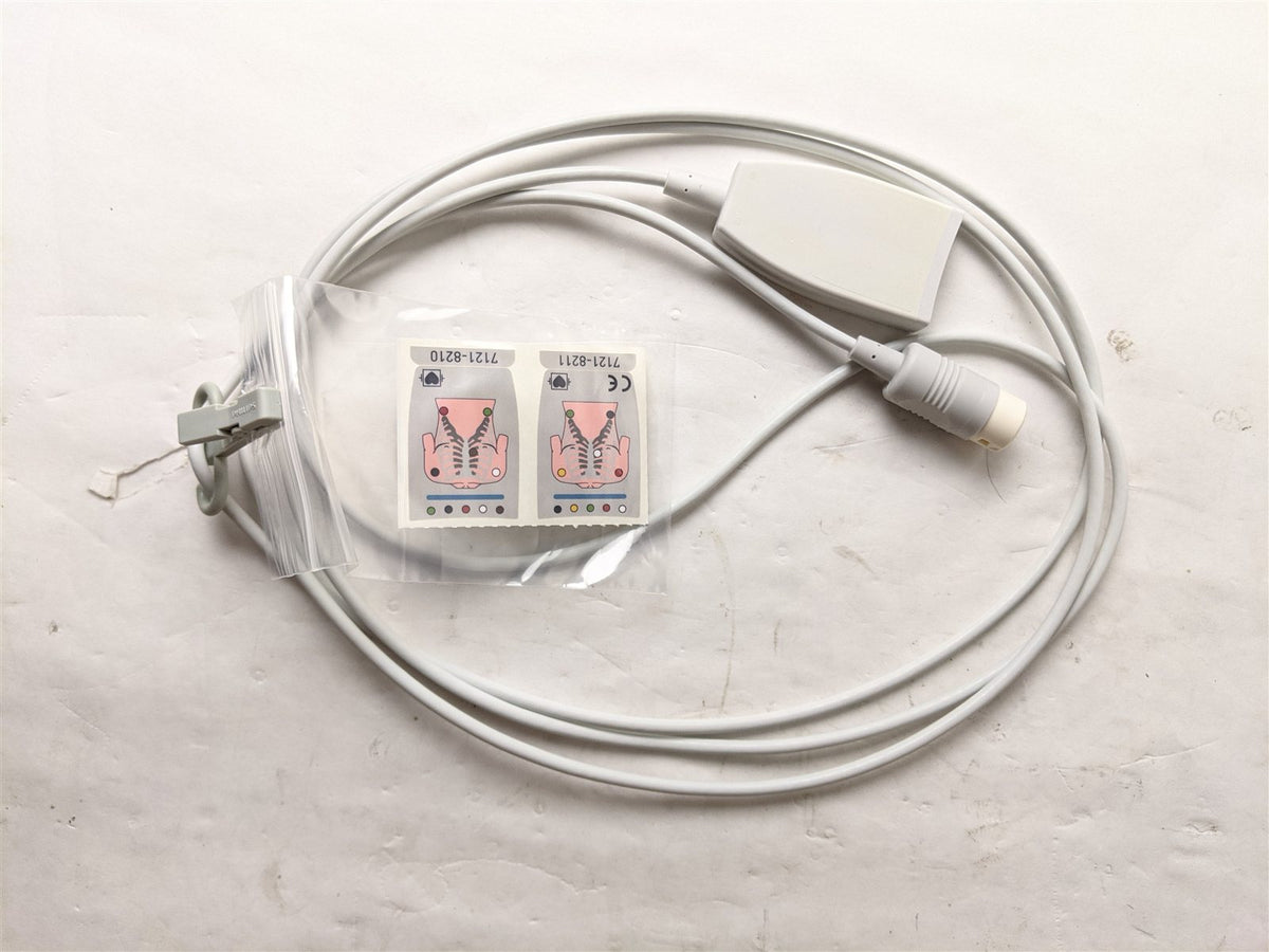 Philips M1668A CBL Lead Ecg Trunk AAMI/IEC 2.7m 989803145061 | Lot of 63