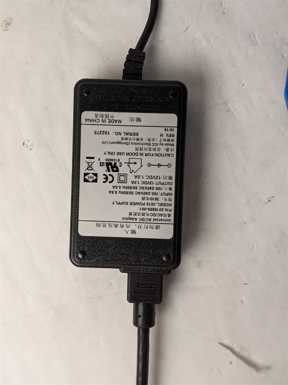 GE Carescape V100 Dinamap Vital Signs Monitor w/ Power Adapter