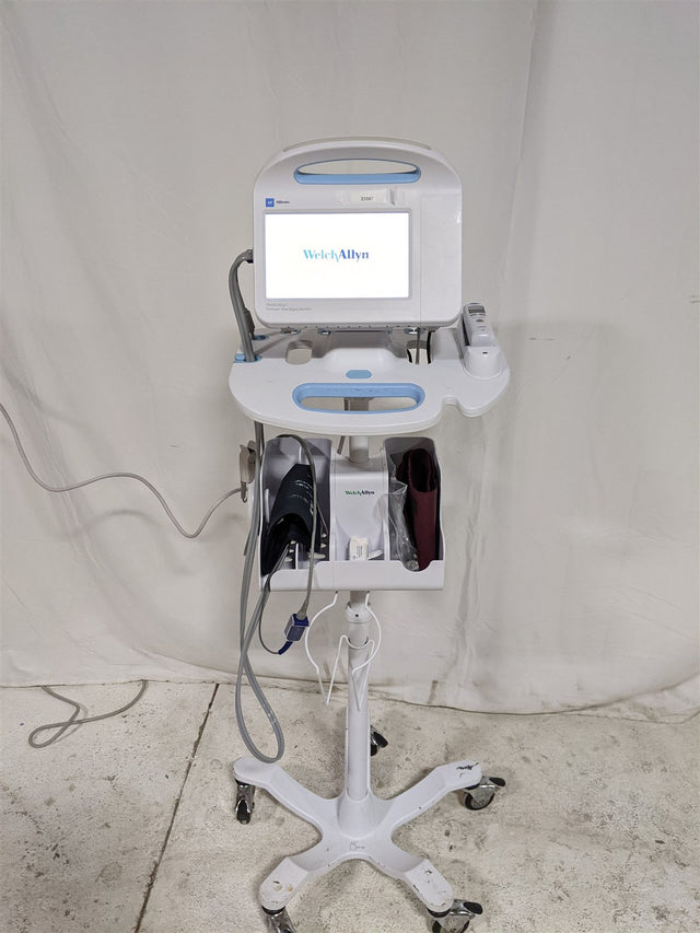 Hillrom Welch Allyn Connex VSM 6000 Vital Signs Monitor w/ ThermoScan PRO 6000