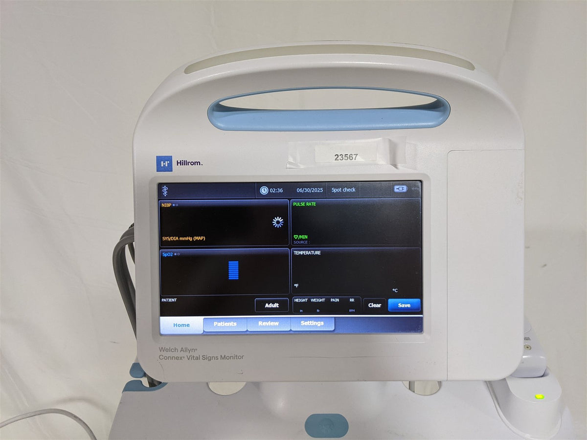 Hillrom Welch Allyn Connex VSM 6000 Vital Signs Monitor w/ ThermoScan PRO 6000