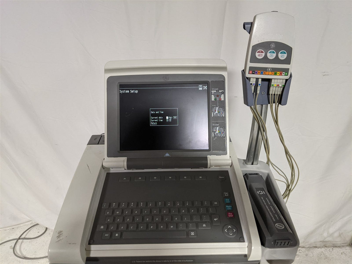 GE Mac 5000 ECG w/ GE CAM 4 Acquisition Module