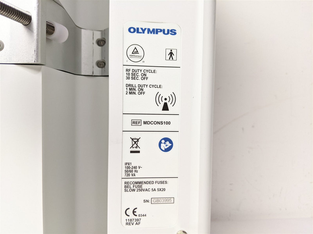 Olympus Diego Elite MDCONS100 Multidebrider ENT Console w/ Footswitch