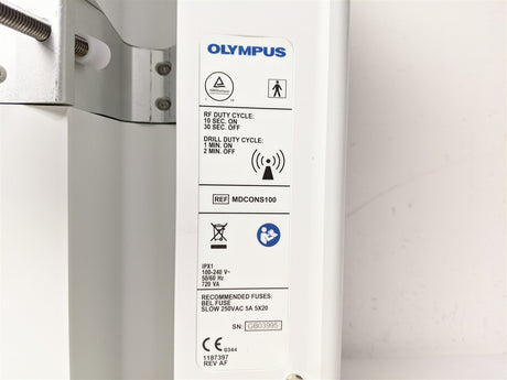 Olympus Diego Elite MDCONS100 Multidebrider ENT Console w/ Footswitch