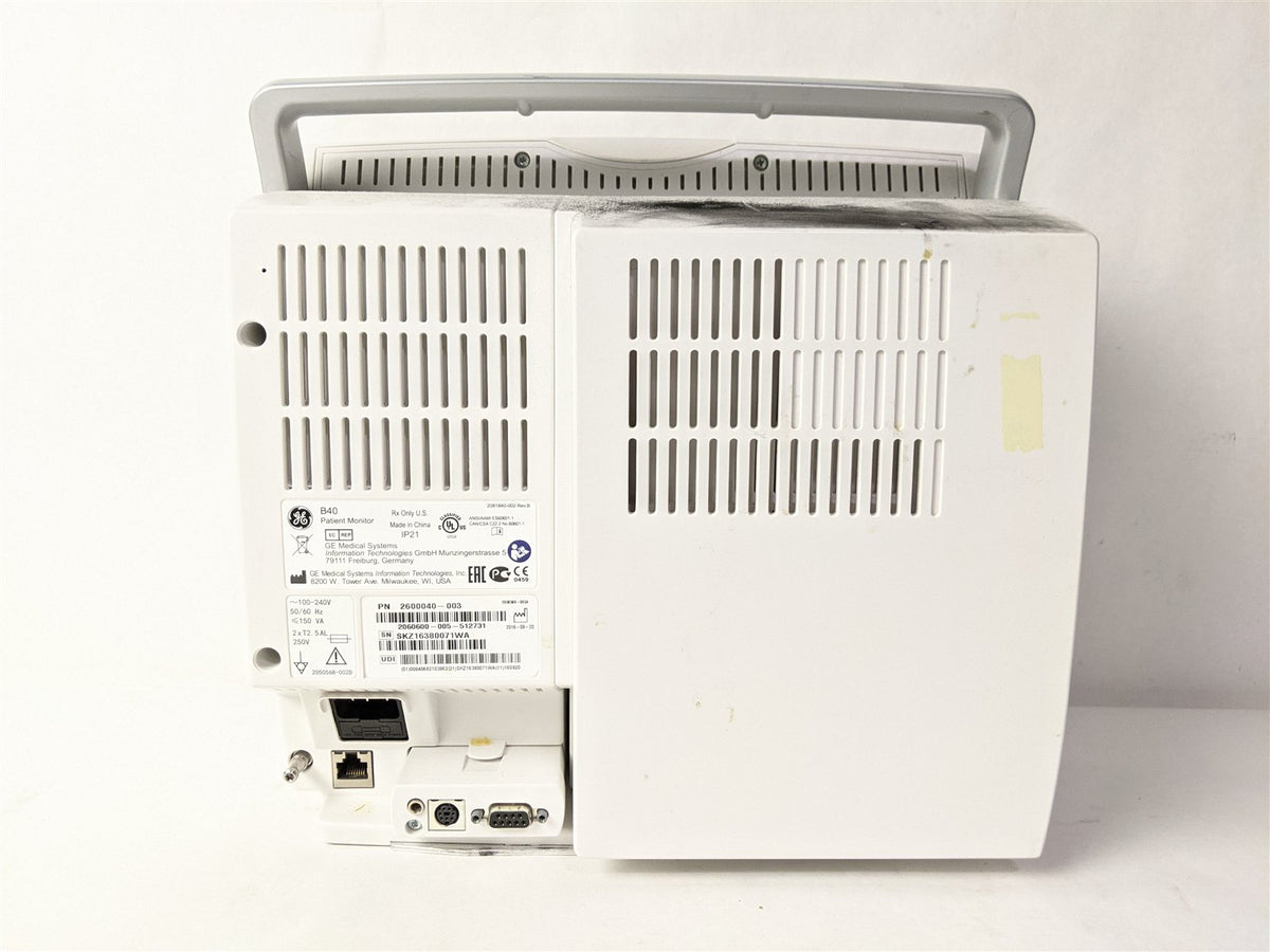 GE B40 Patient Monitor | MFG 2016