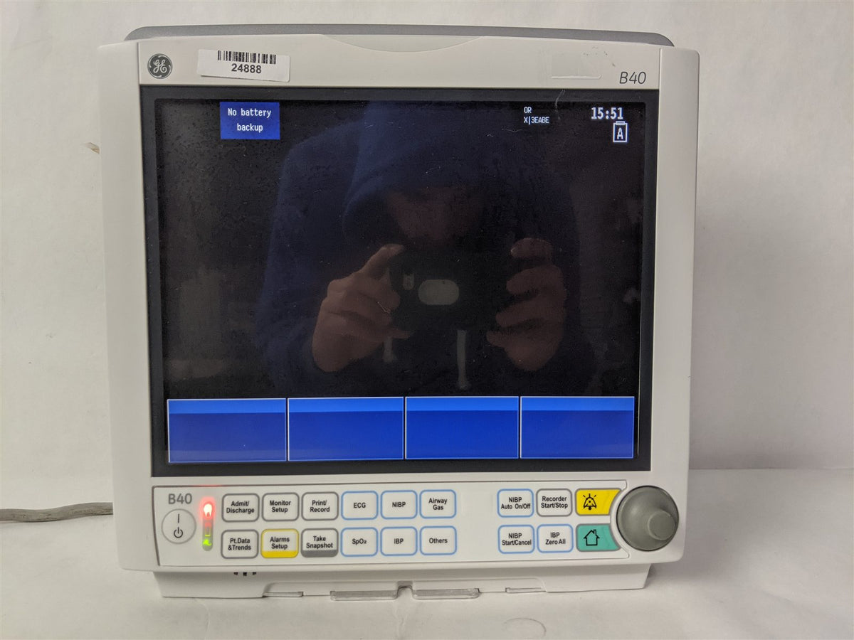 GE B40 2600040-002 Patient Monitor | MFG 2016