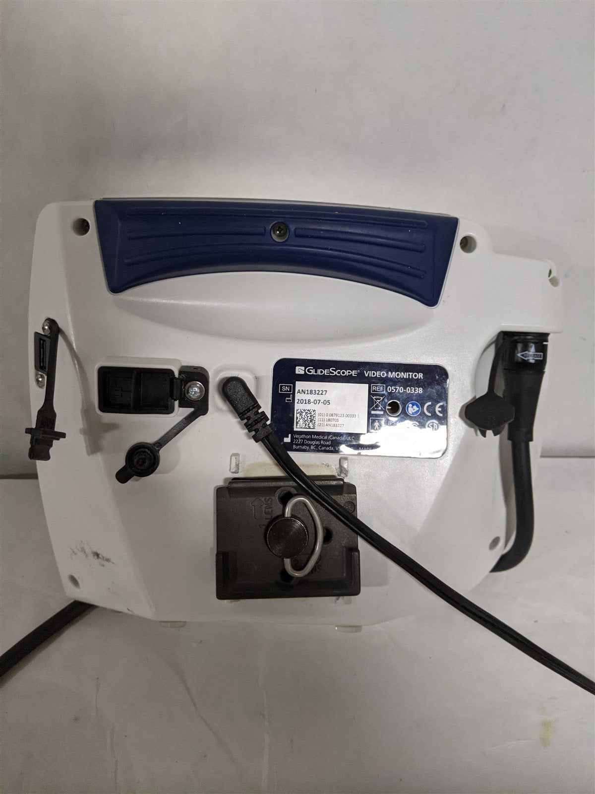 Verathon GlideScope 0570-0338 Video Monitor | MFG 2018