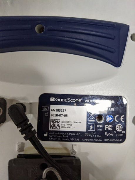 Verathon GlideScope 0570-0338 Video Monitor | MFG 2018
