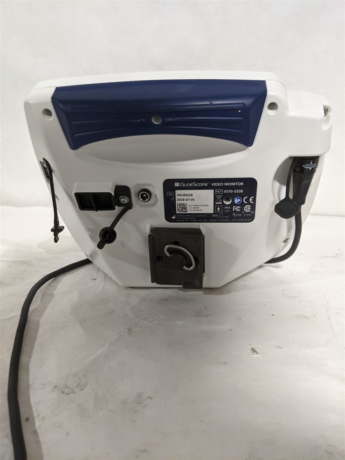 Verathon GlideScope 0570-0338 Video Monitor | MFG 2018