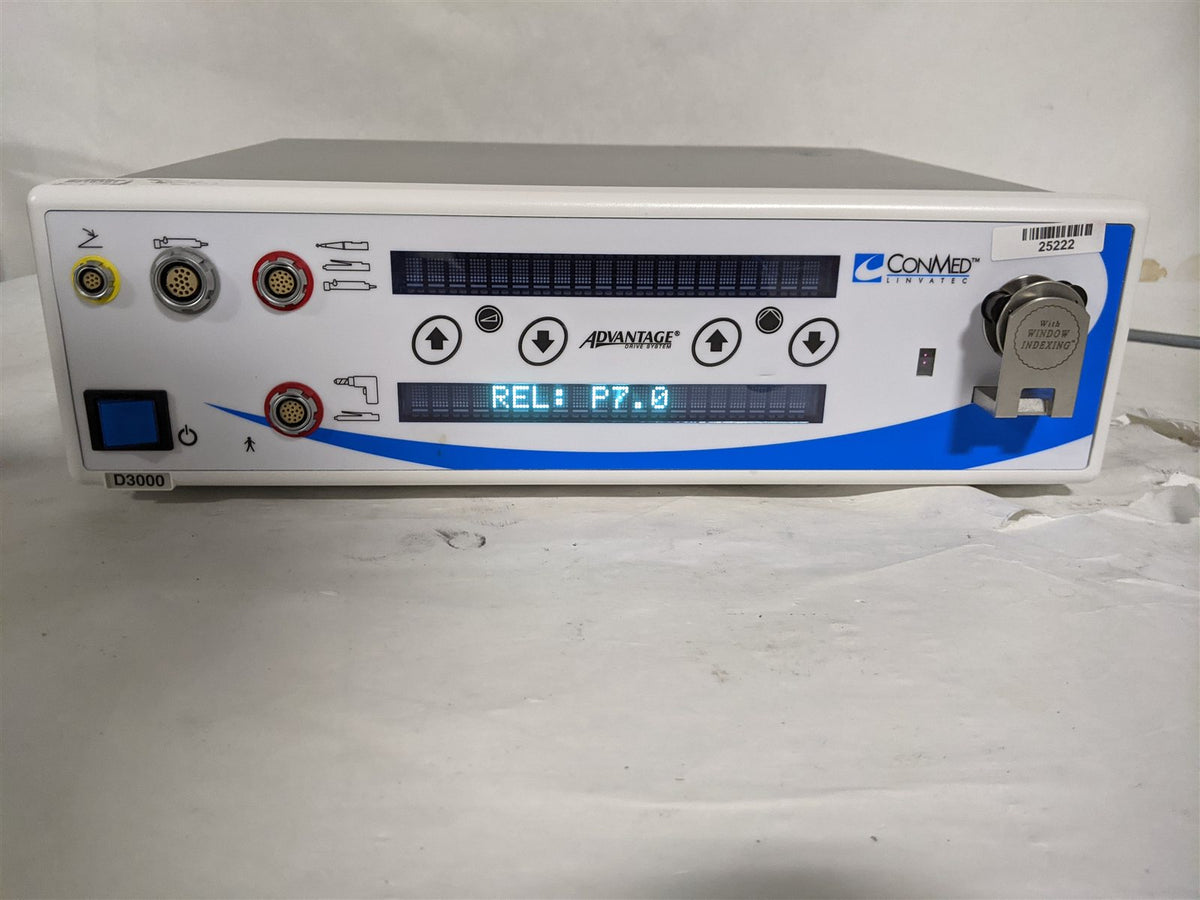ConMed Linvatec D3000 Advantage Drive Console | MFG 2015 | SW P 7.0