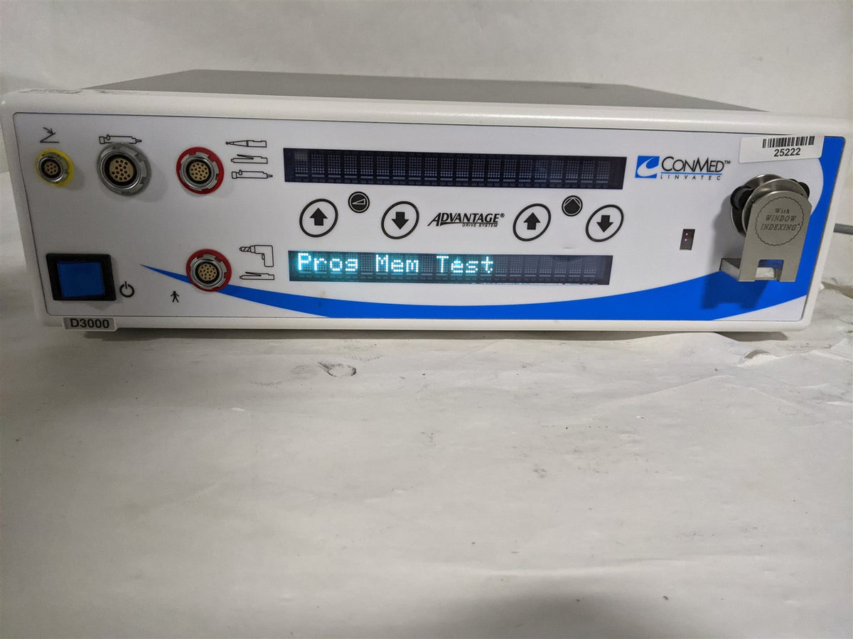 ConMed Linvatec D3000 Advantage Drive Console | MFG 2015 | SW P 7.0
