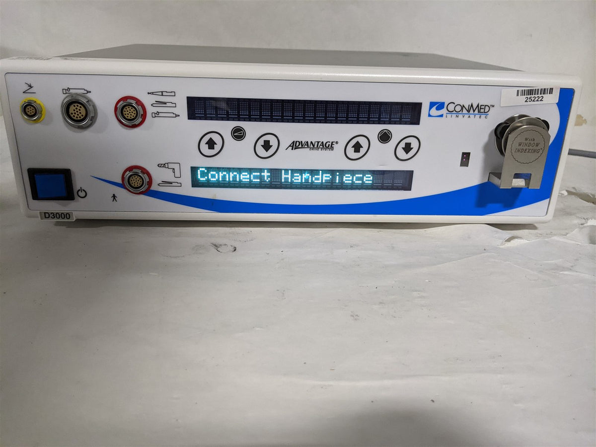 ConMed Linvatec D3000 Advantage Drive Console | MFG 2015 | SW P 7.0