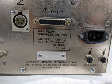 Olympus UHI-3 High Flow Insufflation Unit
