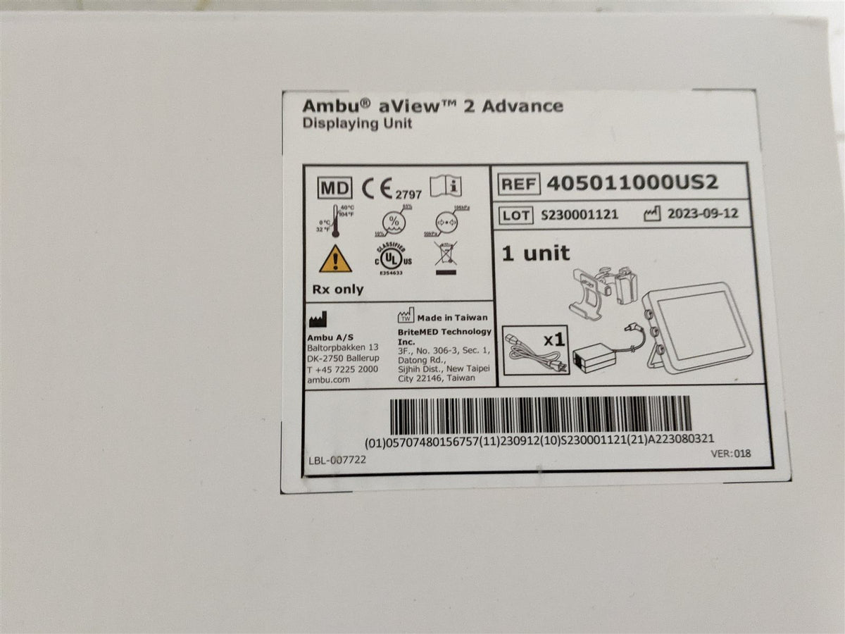 Ambu aView 2 Advance 405011000 Display Unit