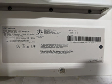 Olympus OEV262H High Definition LCD Monitor | MFG 2018