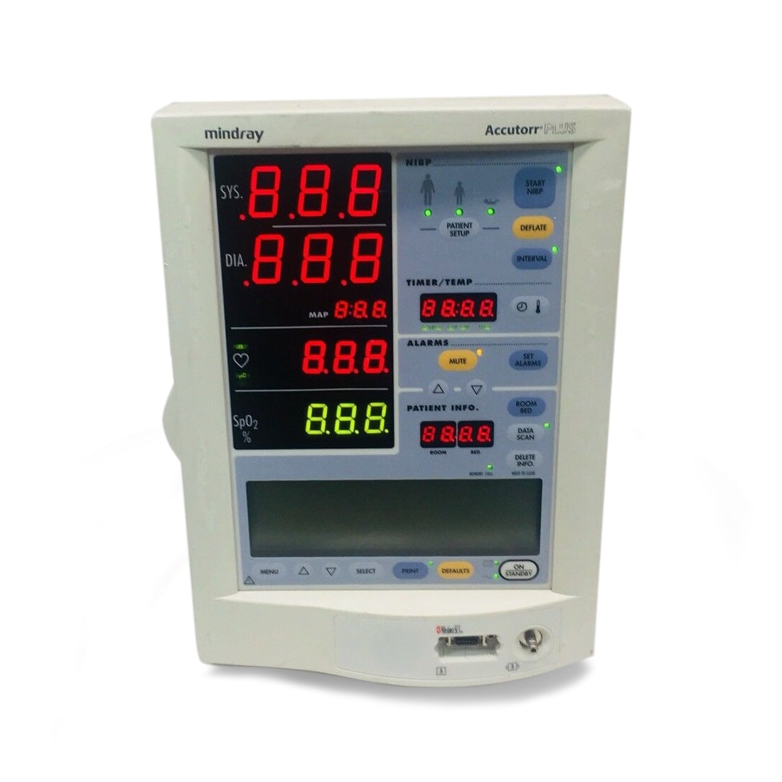 Mindray Datascope Accutorr Plus Vital Signs Monitor