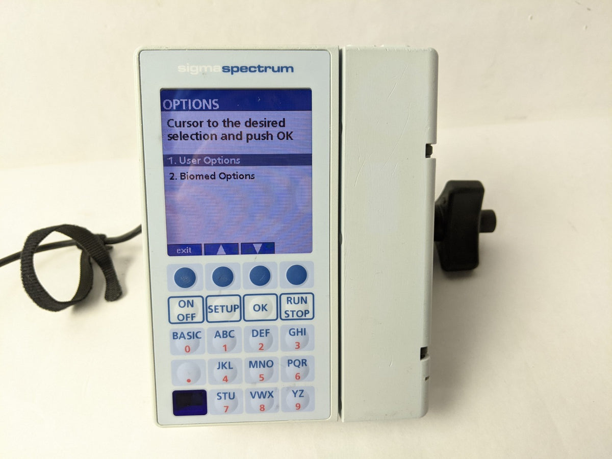 Lot of 24 Baxter Sigma Spectrum Infusion Pump w/ Pole Clamp & Power Supply