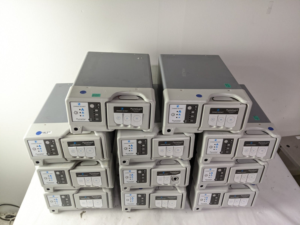 Zimmer PlumeVac AEVV120 Surgical Smoke Evacuator with PlumeGuard | Lot of 10