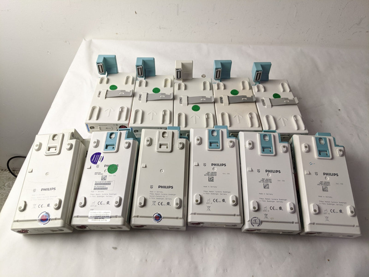 Lot of 11 Philips M3015A 862393 CO6 Microstream Modules