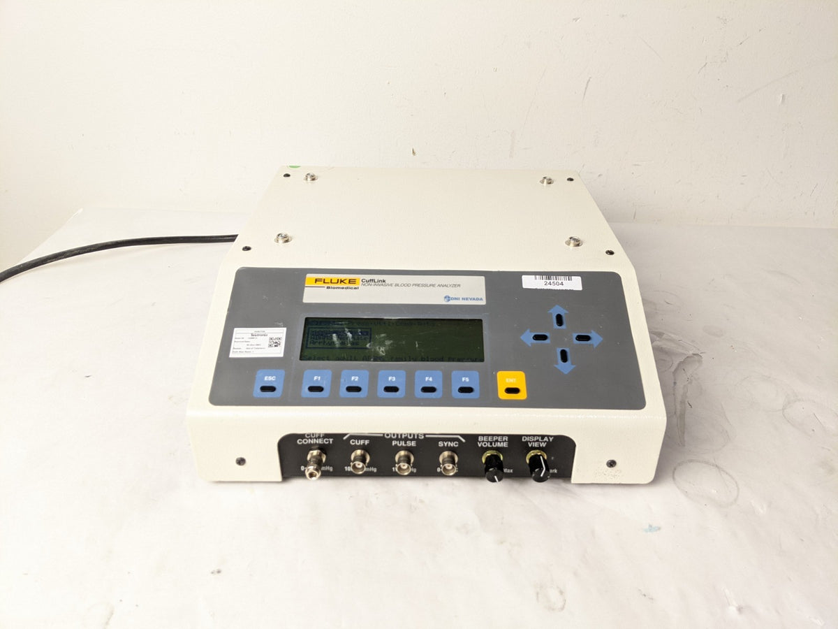 Fluke Biomedical Cufflink Non-invasive Blood Pressure Analyzer