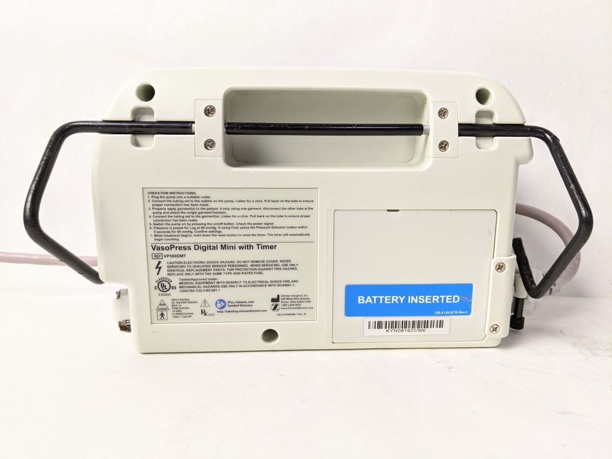 Zimmer Biomet VP 500DMT VasoPress Digital Mini with Timer | Lot of 18