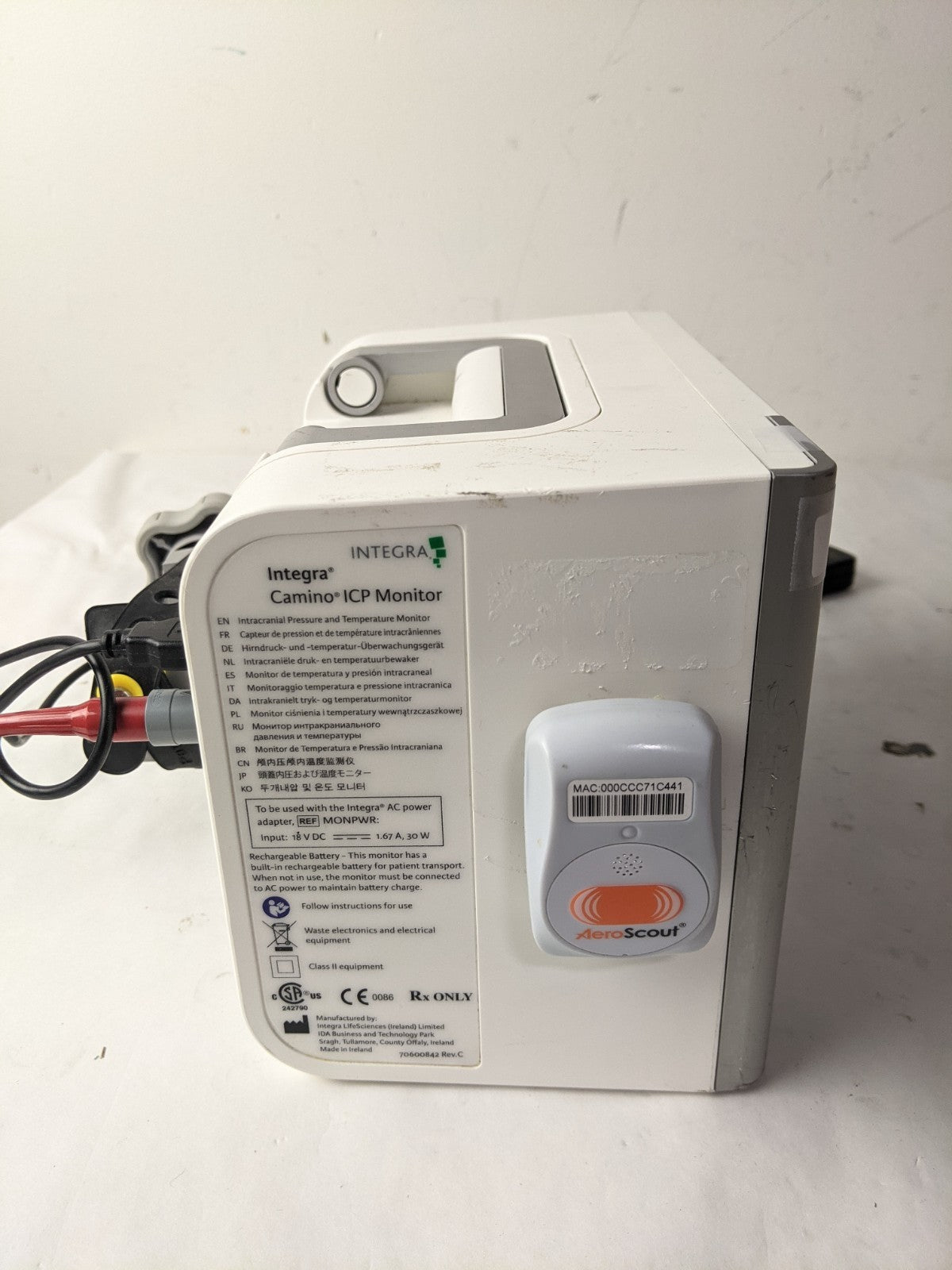 Natus Camino Integra CAM02 ICP Monitor with Power Cord