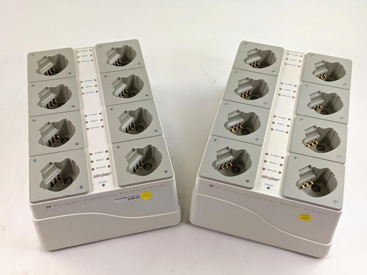 Stryker T4 400-655 Personal Protection System Eight-Station Charger | Lot of 2