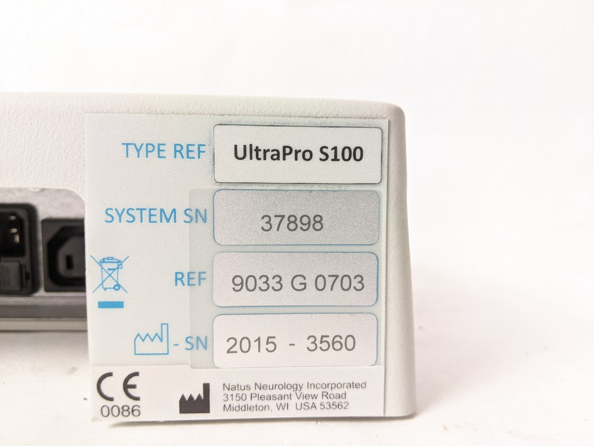 Natus UltraPro S100 9033 G 0703 EMG System + Amplifier | MFG 2015