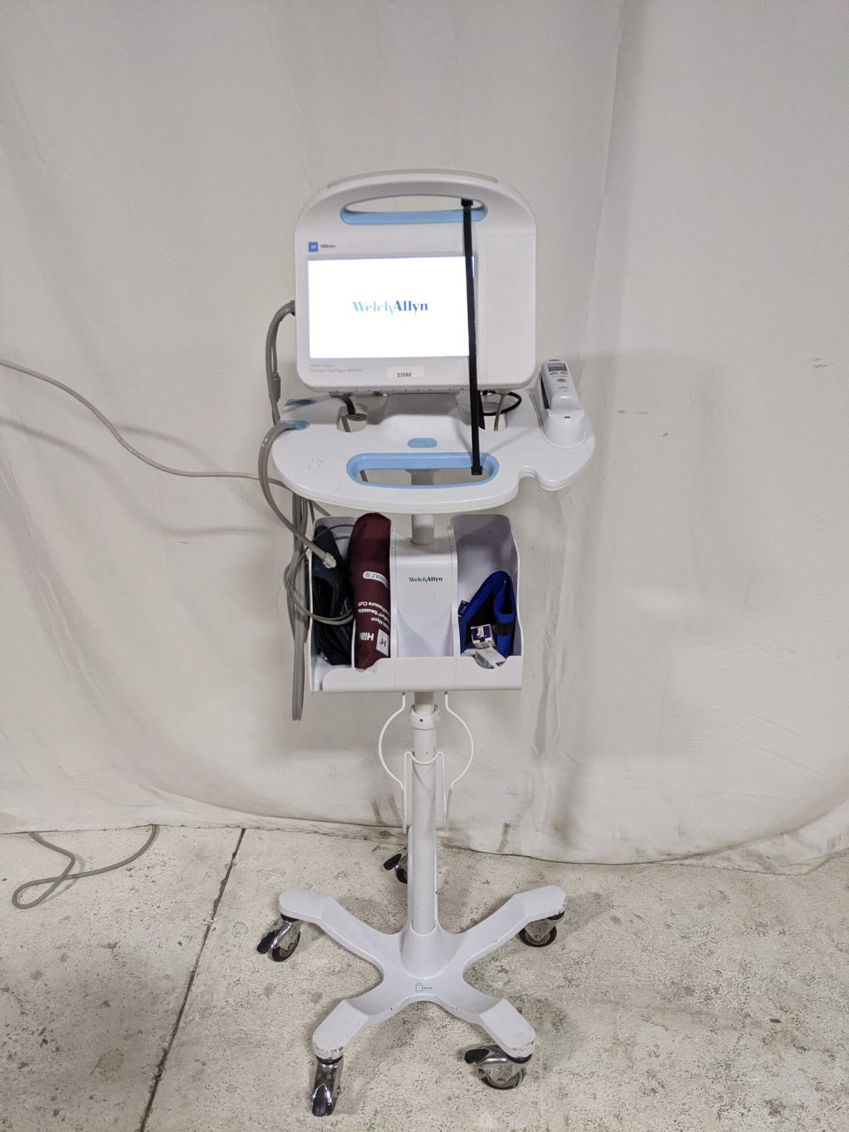 Hillrom Welch Allyn Connex VSM 6000 Vital Signs Monitor w/ ThermoScan PRO 6000