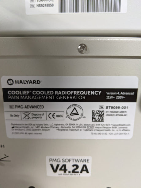 Halyard PMG-Advanced Pain Management Generator with Pump