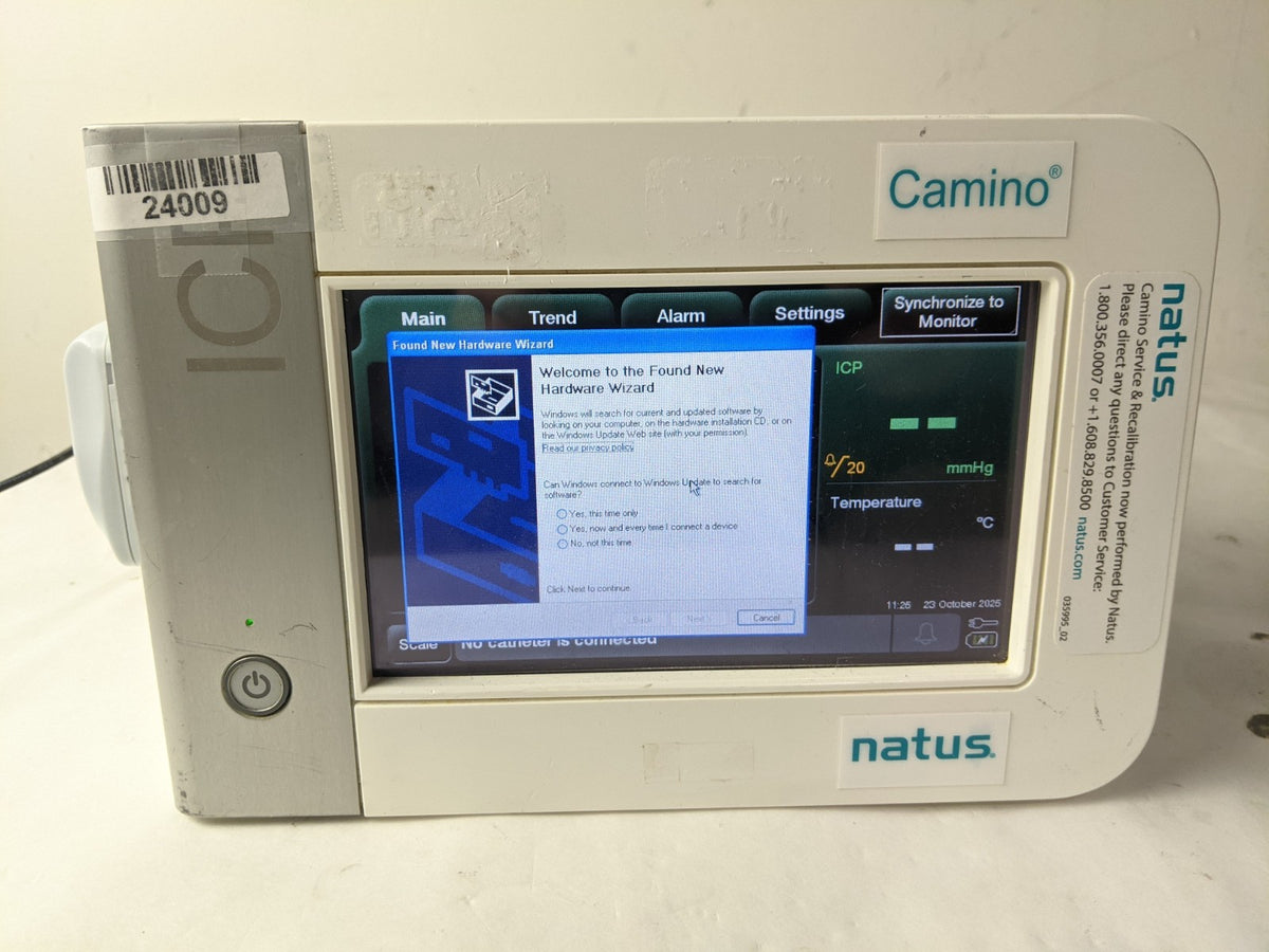 Natus Camino Integra CAM02 ICP Monitor with Power Cord