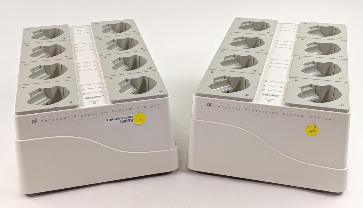 Stryker T4 400-655 Personal Protection System Eight-Station Charger | Lot of 2